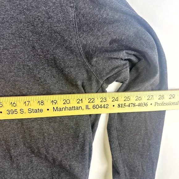 Carhartt Long Sleeve T-Shirt Men's Size Large Gray Loose Fit Activewear - Picture 7 of 8